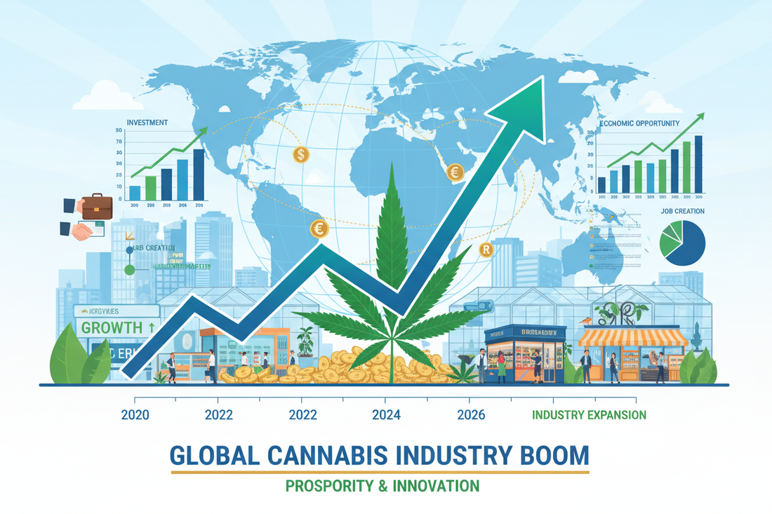 Cannabis Industry Hits $100 Billion Globally: Economic Boom Creates Jobs and Opportunities Worldwide