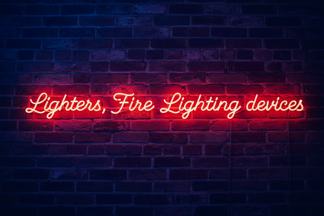 Lighters, Fire Lighting devices