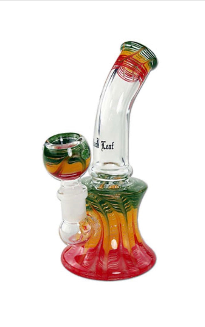 Black Leaf - Mini Bubbler Rasta