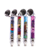 Rasta Pipe – Monkey King Metal Pipe – Assorted – 9cm