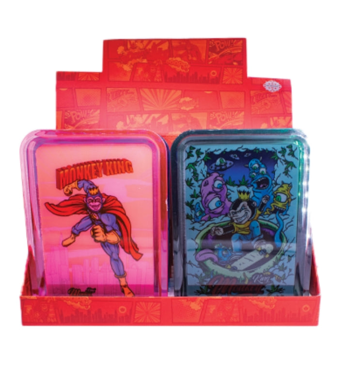 Rolling Tray – Monkey King Plastic Rolling Tray – Assorted