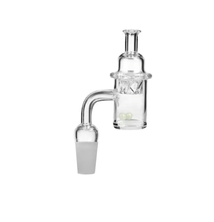 Cyclone Quartz Domeless Nail with Terp Balls Male Banger – 14mm