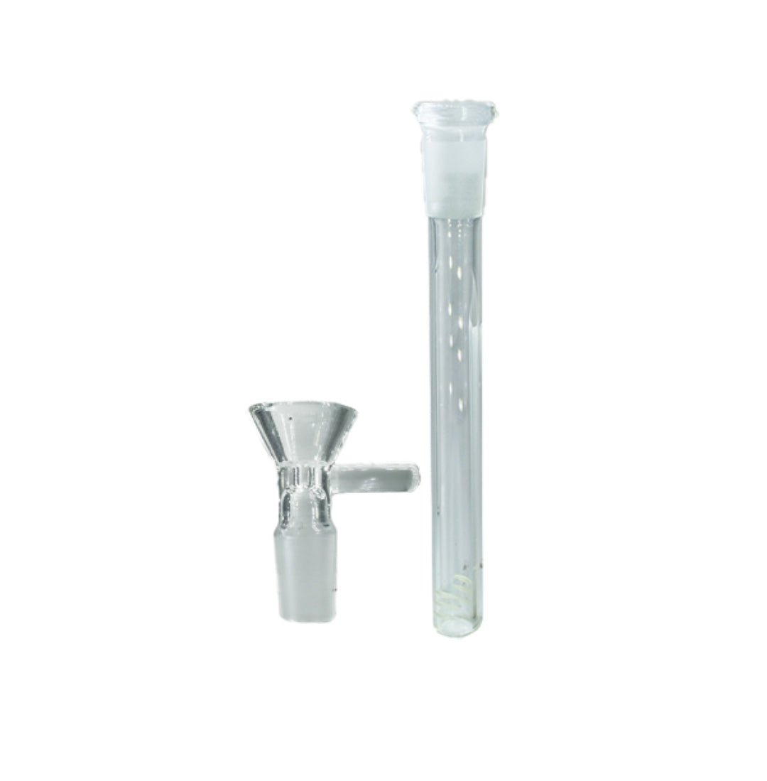 Glass Bong Accessories – Glass Downstem with Bowl – 16cm