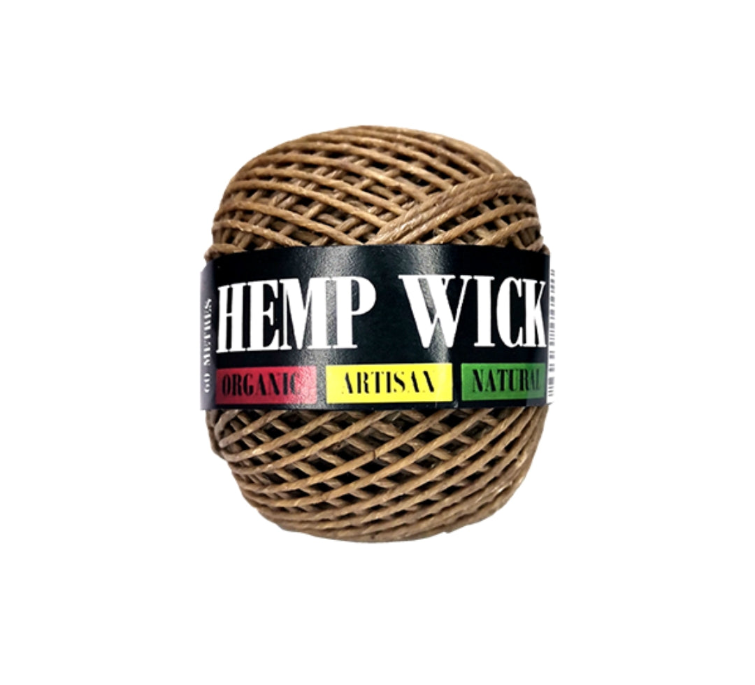 Hemp Wick – Organic Beeswax Natural Hemp Roll