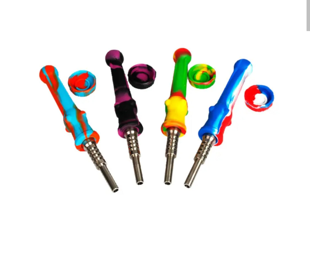 Silicone Nectar Collector with Titanium Tip