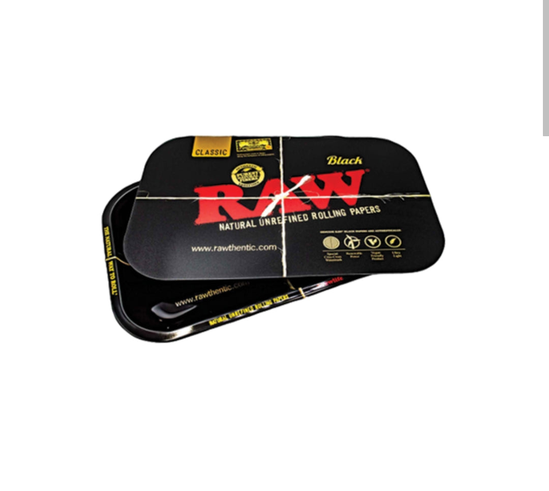 Raw Tray Cover – Magnetic Small Black