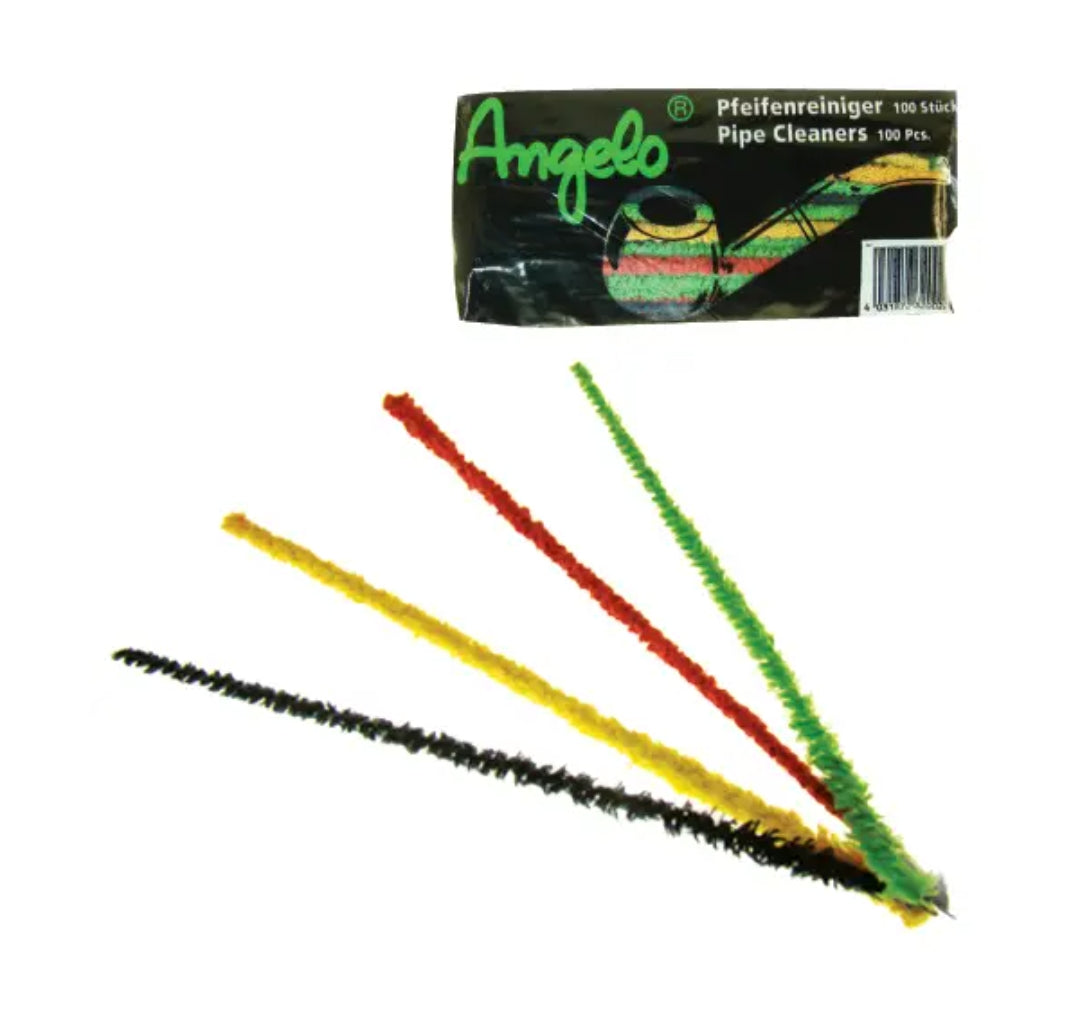 Angelo Pipe Cleaners – Coloured, 100-Pack