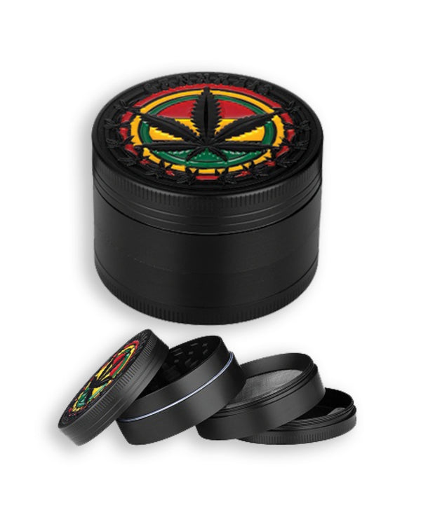 4 Part Black Leaf 50mm